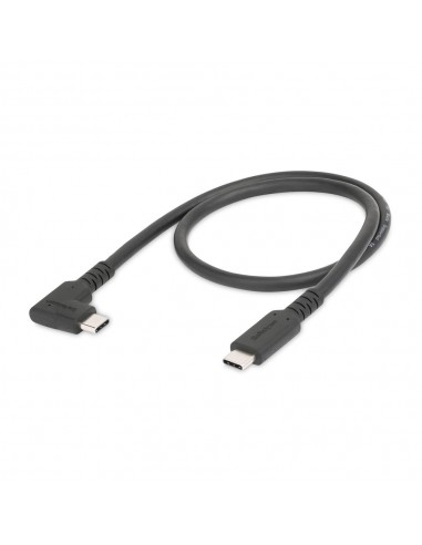 Cable usb tipo c startech 0.5m - macho - macho - negro