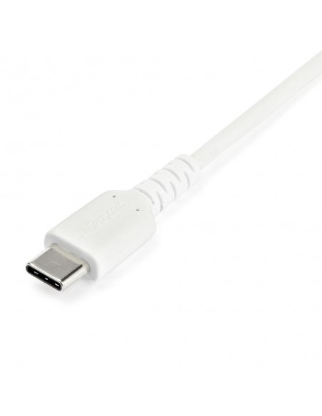 Cable usb tipo a a usb tipo c startech 1m - macho - macho - blanco Cable usb tipo a a usb tipo c startech 1m - macho - macho - blanco