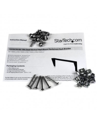 Soporte startech para rack 4u 19 pulgadas