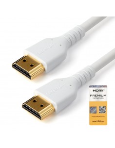 Cable hdmi 4k startech 2m - macho - macho - blanco