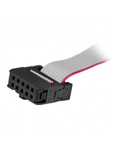 Placa para ranura serie m 9 pines startech a idc 10 pines macho - hembra