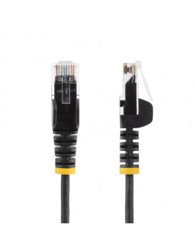 Cable de red startech latiguillo rj45 lszh utp cat6 0.5m negro