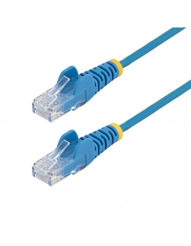 Cable de red startech latiguillo rj45 lszh utp cat6 2.5m azul