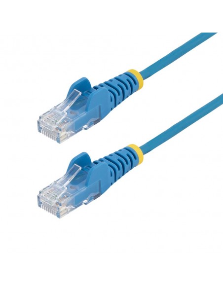 Cable de red startech latiguillo rj45 lszh utp cat6 1m azul