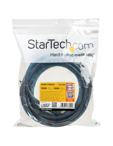 Cable hdmi 4k startech 7m - macho - macho - negro