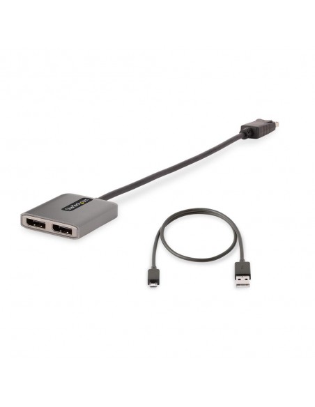 Hub startech displayport 2 en 1 Hub startech displayport 2 en 1
