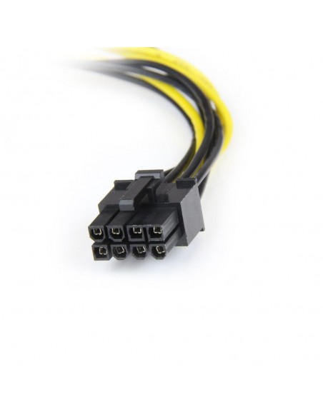 Cable 2x lp4 a pci express 8 pines startech 0.15m Cable 2x lp4 a pci express 8 pines startech 0.15m