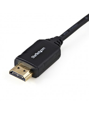 Cable hdmi 4k startech 0.5m - macho - macho - negro