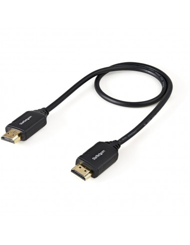 Cable hdmi 4k startech 0.5m - macho - macho - negro