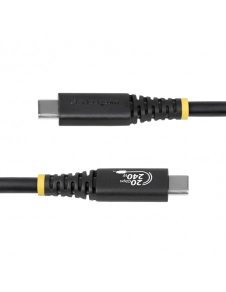 Cable usb tipo c staretch 2m - macho - macho - negro Cable usb tipo c staretch 2m - macho - macho - negro