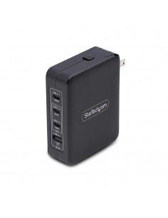Cargador de pared para portatil gan startech 140w 4x usb tipo c