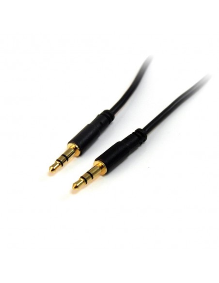 Cable mini jack 3.5mm startech 3m - macho - macho - negro