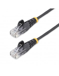 Cable de red startech latiguillo rj45 lszh utp cat6 1m negro
