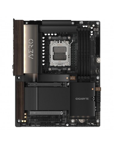 Placa base gigabyte gigabyte x870e aero x3d dark wood am5 atx - 4x ddr5 - 4x sata3