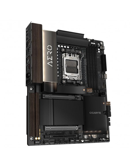 Placa base gigabyte gigabyte x870e aero x3d dark wood am5 atx - 4x ddr5 - 4x sata3