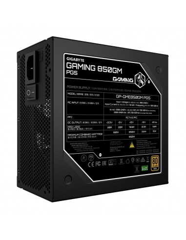 Fuente alimentacion gigabyte gp - gme850gm pg5 gaming atx 850w