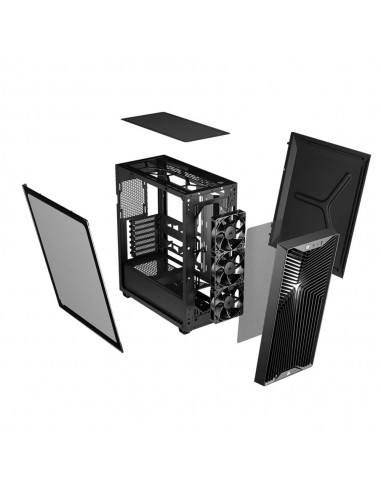 Caja ordenador gaming corsair 3200d rs atx cristal templado negra