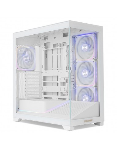 Caja ordenador gaming nox hummer blade argb airflow atx cristal templado blanca