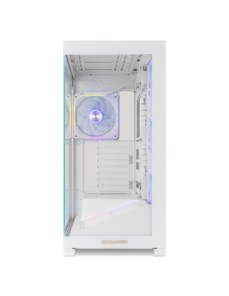 Caja ordenador gaming nox hummer blade argb airflow atx cristal templado blanca