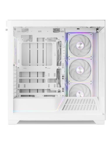 Caja ordenador gaming nox hummer blade argb airflow atx cristal templado blanca