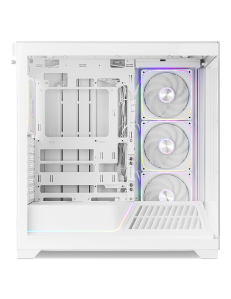 Caja ordenador gaming nox hummer blade argb airflow atx cristal templado blanca