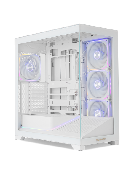 Caja ordenador gaming nox hummer blade argb airflow atx cristal templado blanca