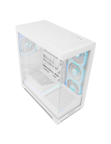 Caja ordenador gaming nox hummer blade argb airflow atx cristal templado blanca