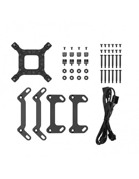 Kit refrigeracion liquida deepcool lq360 ultra argb 3x 120mm negro