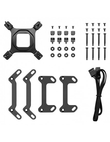 Kit refrigeracion liquida deepcool mystique 240 display 2.8 pulgadas 2x 120mm negro Kit refrigeracion liquida deepcool mystique 240 display 2.8 pulgadas 2x 120mm negro