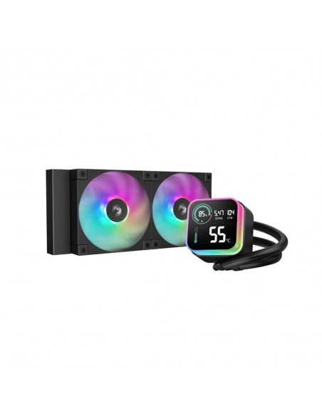 Kit refrigeracion liquida deepcool lq240 led digital argb 2x 120mm negro