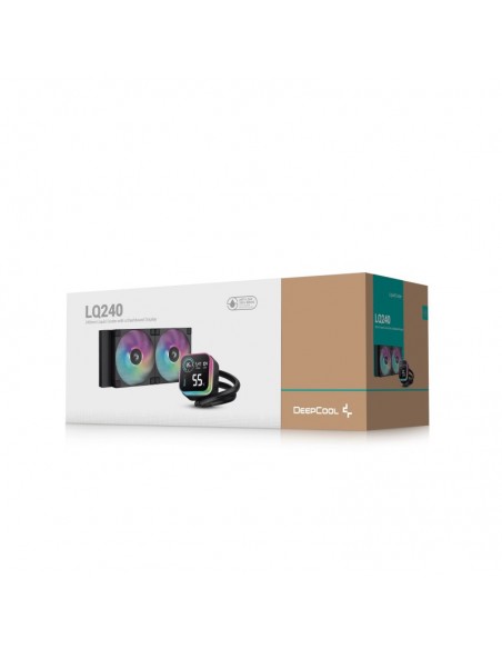 Kit refrigeracion liquida deepcool lq240 led digital argb 2x 120mm negro