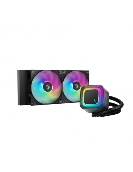 Kit refrigeracion liquida deepcool le240 v2 argb 2x 120mm negro