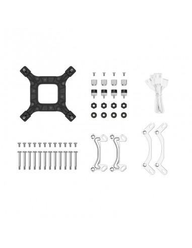 Kit refrigeracion liquida deepcool le360 v2 argb 3x 120mm blanco