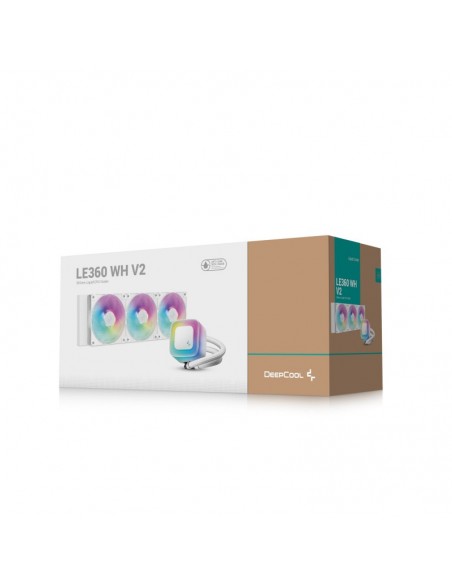 Kit refrigeracion liquida deepcool le360 v2 argb 3x 120mm blanco Kit refrigeracion liquida deepcool le360 v2 argb 3x 120mm blanco