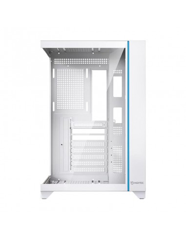 Caja ordenador gaming hiditec h3 pro atx argb cristal templado blanco