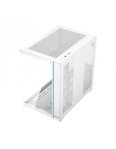 Caja ordenador gaming hiditec h3 pro atx argb cristal templado blanco