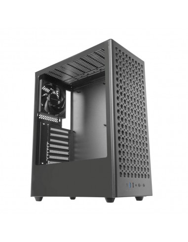 Caja ordenador mars gaming mc - t800 atx cristal templado negro