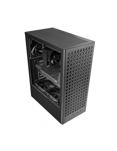 Caja ordenador mars gaming mc - t800 atx cristal templado negro