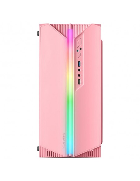 Caja ordenador mars gaming mc - s1 matx argb rosa Caja ordenador mars gaming mc - s1 matx argb rosa