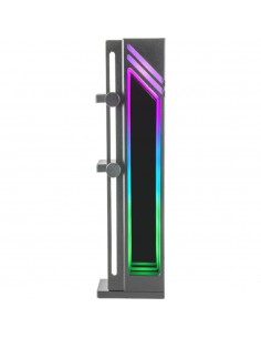 Soporte para vga universal mars gaming mcagcb argb infinity mirror negro