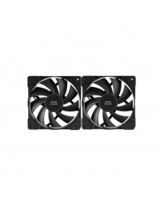 Ventilador caja mars gaming mf - pwmx2 2x 120mm negro