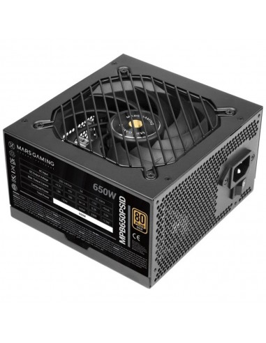 Fuente alimentacion mars gaming mpb650psid atx 650w negra