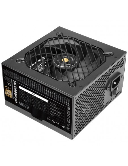 Fuente alimentacion mars gaming mpb650psid atx 650w negra