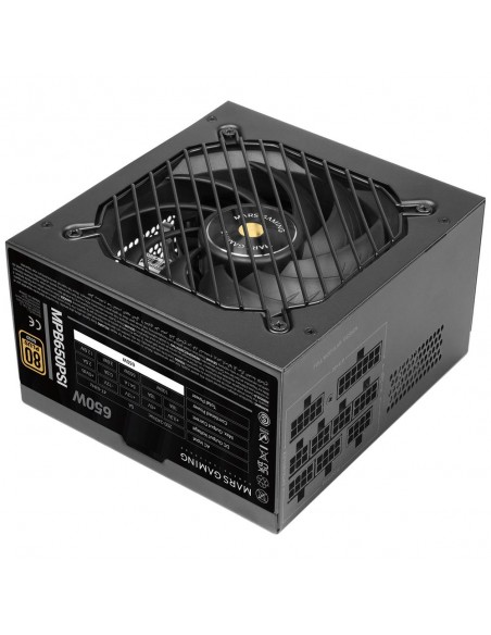 Fuente alimentacion mars gaming mpb650psi atx 650w negra