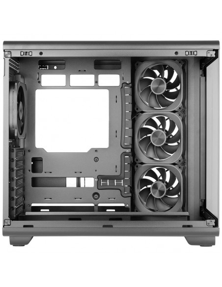 Caja ordenador mars gaming mc - revpro atx argb lcd 4.3 pulgadas cristal templado negra