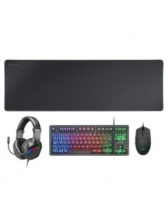 Kit mars gaming mcprgb3fr 4 en 1 negro frances