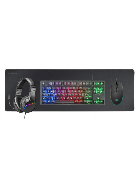 Kit mars gaming mcprgb3fr 4 en 1 negro frances