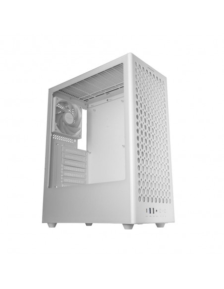 Caja ordenador mars gaming mc - t800 atx cristal templado blanca