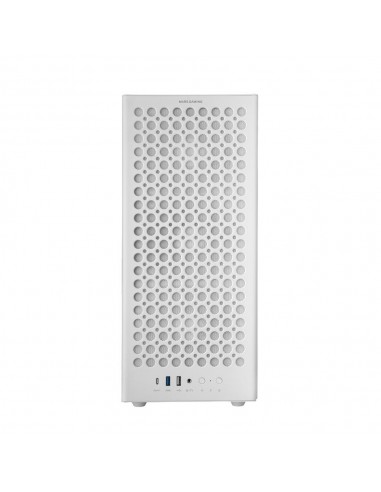 Caja ordenador mars gaming mc - t800 atx cristal templado blanca