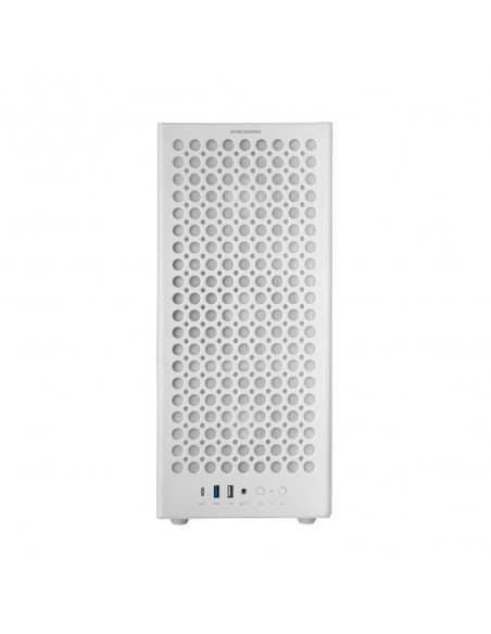 Caja ordenador mars gaming mc - t800 atx cristal templado blanca